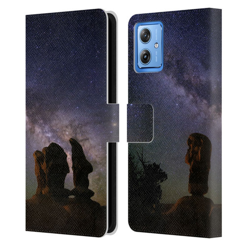 Royce Bair Nightscapes Devil's Garden Hoodoos Leather Book Wallet Case Cover For Motorola Moto G54 5G