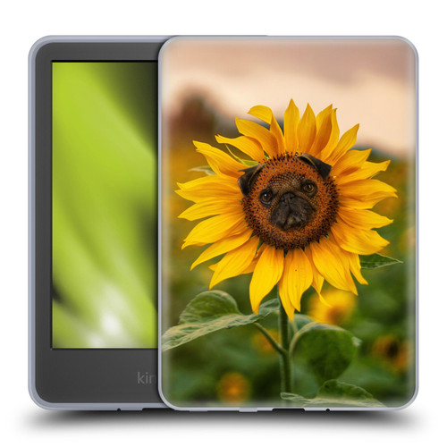 Pixelmated Animals Surreal Pets Pugflower Soft Gel Case for Amazon Kindle 11th Gen 6in 2022