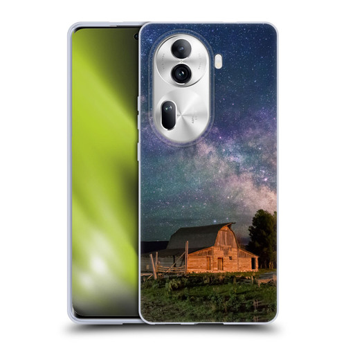 Royce Bair Nightscapes Grand Teton Barn Soft Gel Case for OPPO Reno11 Pro