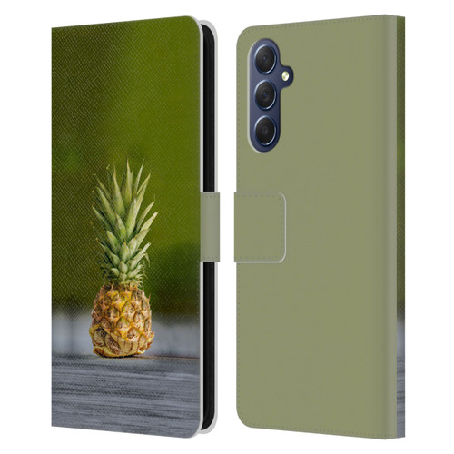 Pixelmated Animals Surreal Pets Pineapple Turtle Leather Book Wallet Case Cover For Samsung Galaxy M54 5G