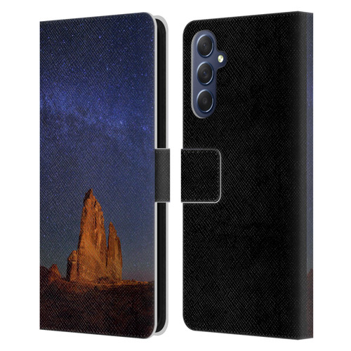 Royce Bair Nightscapes The Organ Stars Leather Book Wallet Case Cover For Samsung Galaxy M54 5G