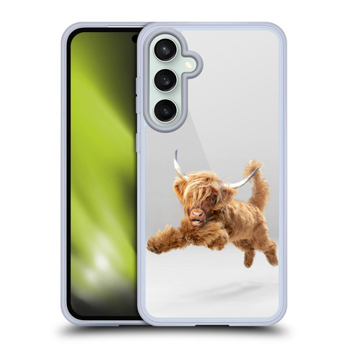 Pixelmated Animals Surreal Pets Highland Pup Soft Gel Case for Samsung Galaxy S23 FE 5G