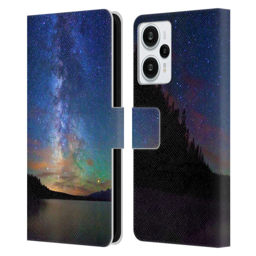 Royce Bair Nightscapes Jackson Lake Leather Book Wallet Case Cover For Xiaomi Redmi Note 12T