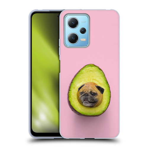 Pixelmated Animals Surreal Pets Pugacado Soft Gel Case for Xiaomi Redmi Note 12 5G