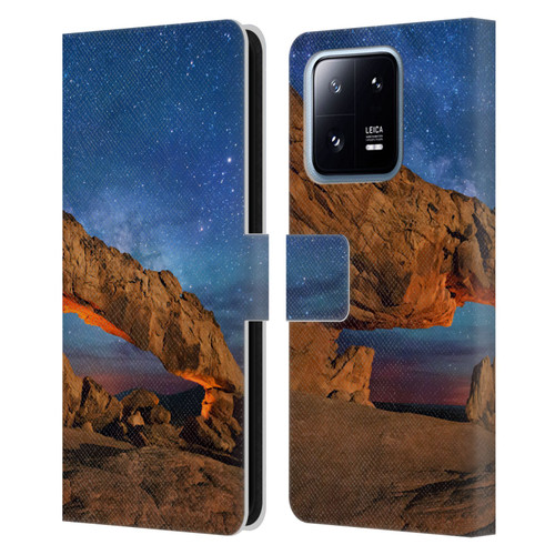 Royce Bair Nightscapes Sunset Arch Leather Book Wallet Case Cover For Xiaomi 13 Pro 5G