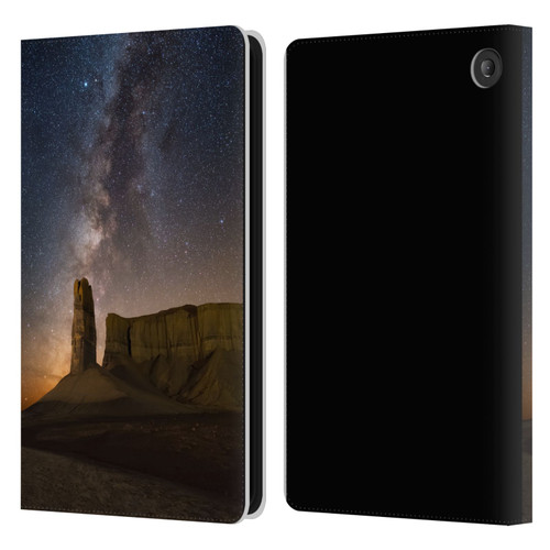 Royce Bair Photography Thumb Butte Leather Book Wallet Case Cover For Amazon Fire 7 2022