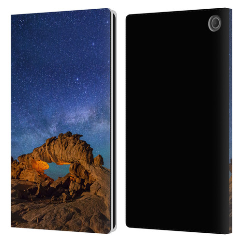 Royce Bair Photography Dragon Arch Leather Book Wallet Case Cover For Amazon Fire Max 11 2023