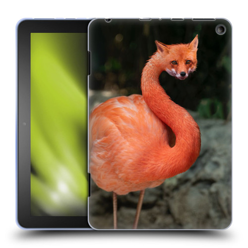 Pixelmated Animals Surreal Wildlife Foxmingo Soft Gel Case for Amazon Fire HD 8/Fire HD 8 Plus 2020