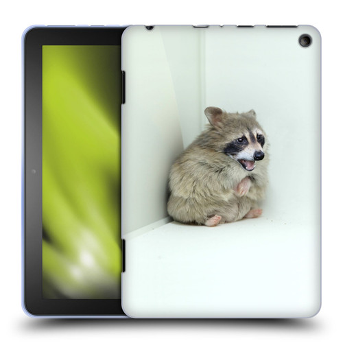 Pixelmated Animals Surreal Wildlife Hamster Raccoon Soft Gel Case for Amazon Fire HD 8/Fire HD 8 Plus 2020