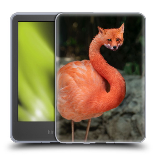 Pixelmated Animals Surreal Wildlife Foxmingo Soft Gel Case for Amazon Kindle 11th Gen 6in 2022