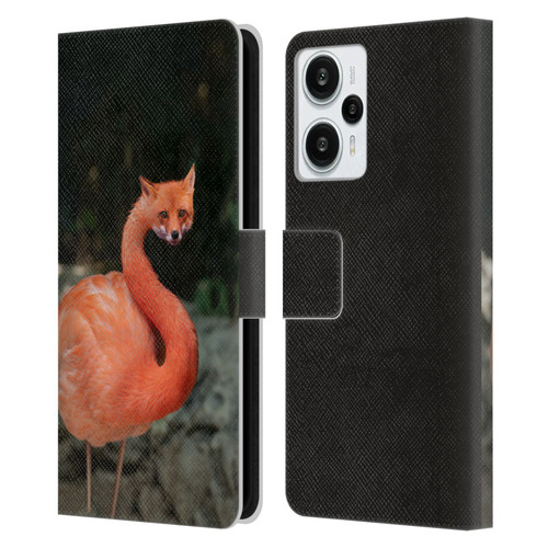 Pixelmated Animals Surreal Wildlife Foxmingo Leather Book Wallet Case Cover For Xiaomi Redmi Note 12T