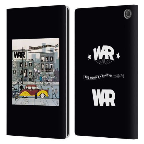 War Graphics The World Is A Ghetto Album Leather Book Wallet Case Cover For Amazon Fire Max 11 2023