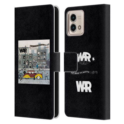 War Graphics The World Is A Ghetto Album Leather Book Wallet Case Cover For Motorola Moto G Stylus 5G 2023