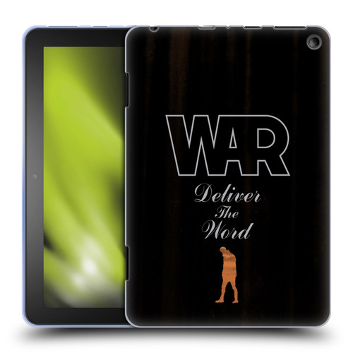 War Graphics Deliver The World Soft Gel Case for Amazon Fire HD 8/Fire HD 8 Plus 2020