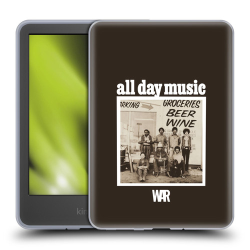 War Graphics All Day Music Album Soft Gel Case for Amazon Kindle 11th Gen 6in 2022