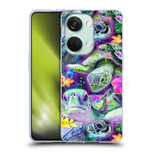 Sheena Pike Animals Daydream Sea Turtles & Flowers Soft Gel Case for OnePlus Nord 3 5G