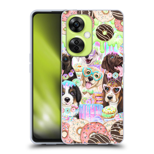 Sheena Pike Animals Puppy Dogs And Donuts Soft Gel Case for OnePlus Nord CE 3 Lite 5G