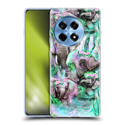 Sheena Pike Animals Daydream Elephants Lagoon Soft Gel Case for OnePlus 12R