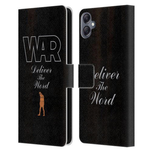 War Graphics Deliver The World Leather Book Wallet Case Cover For Samsung Galaxy A05
