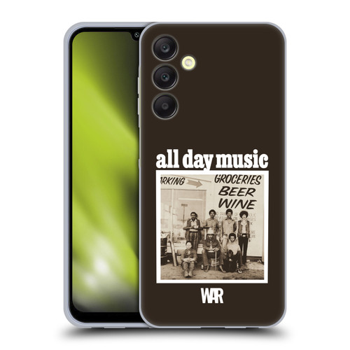 War Graphics All Day Music Album Soft Gel Case for Samsung Galaxy A25 5G