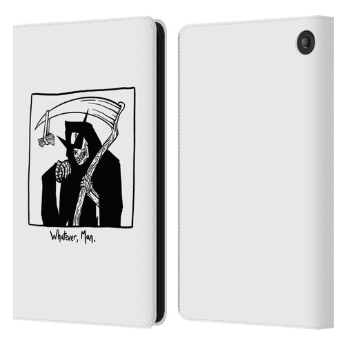 Matt Bailey Art Whatever Man Leather Book Wallet Case Cover For Amazon Fire 7 2022