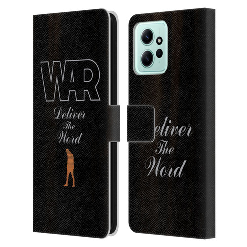 War Graphics Deliver The World Leather Book Wallet Case Cover For Xiaomi Redmi 12