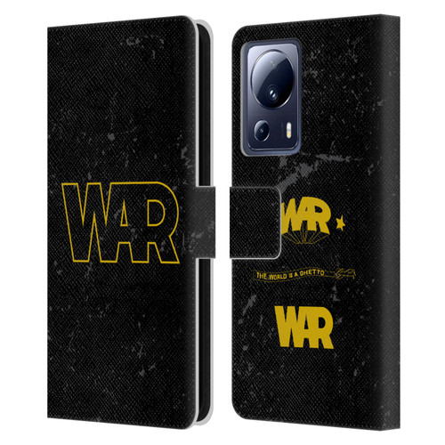 War Graphics Logo Leather Book Wallet Case Cover For Xiaomi 13 Lite 5G