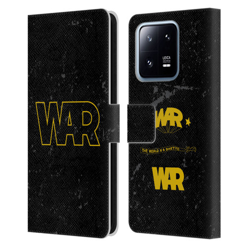 War Graphics Logo Leather Book Wallet Case Cover For Xiaomi 13 Pro 5G