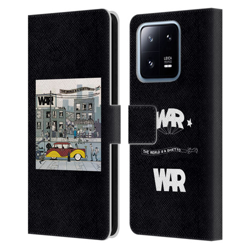 War Graphics The World Is A Ghetto Album Leather Book Wallet Case Cover For Xiaomi 13 Pro 5G