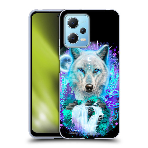 Sheena Pike Animals Winter Wolf Spirit & Waterfall Soft Gel Case for Xiaomi Redmi Note 12 5G