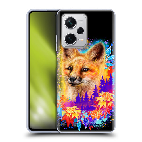 Sheena Pike Animals Red Fox Spirit & Autumn Leaves Soft Gel Case for Xiaomi Redmi Note 12 Pro+ 5G