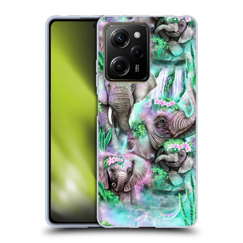 Sheena Pike Animals Daydream Elephants Lagoon Soft Gel Case for Xiaomi Redmi Note 12 Pro 5G