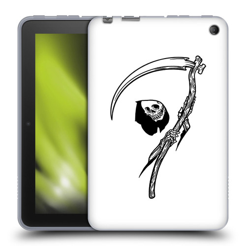 Matt Bailey Art Negative Reaper Soft Gel Case for Amazon Fire 7 2022