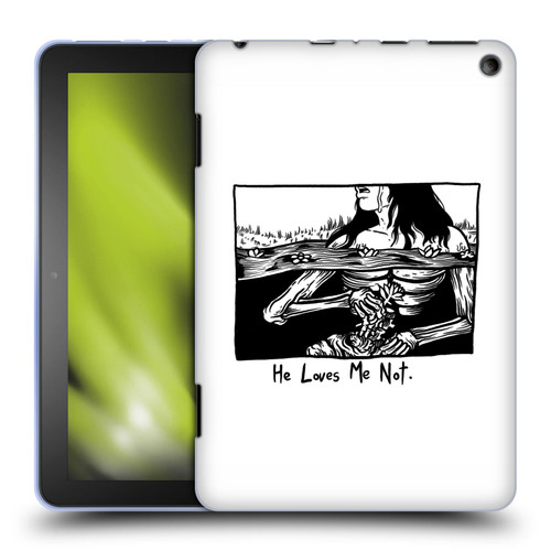 Matt Bailey Art Loves Me Not Soft Gel Case for Amazon Fire HD 8/Fire HD 8 Plus 2020