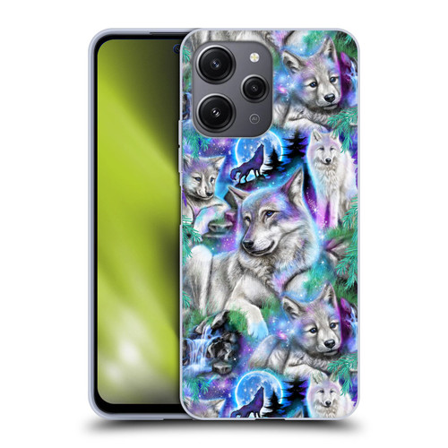 Sheena Pike Animals Daydream Galaxy Wolves Soft Gel Case for Xiaomi Redmi 12