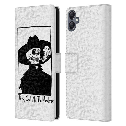 Matt Bailey Art They Call MeThe Wanderer Leather Book Wallet Case Cover For Samsung Galaxy A05