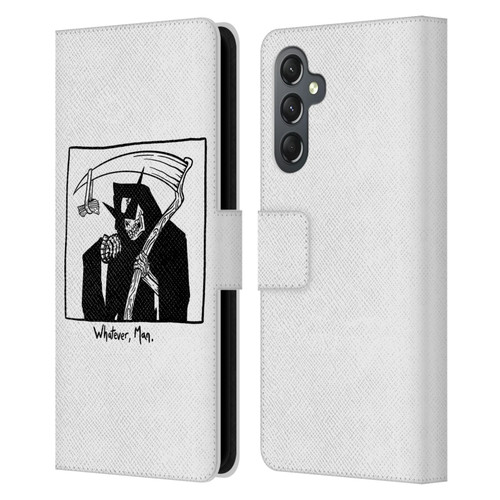 Matt Bailey Art Whatever Man Leather Book Wallet Case Cover For Samsung Galaxy A25 5G