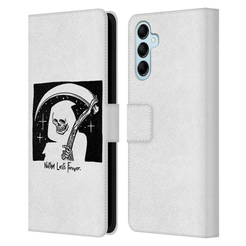Matt Bailey Art Nothing Last Forever Leather Book Wallet Case Cover For Samsung Galaxy M14 5G