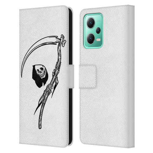Matt Bailey Art Negative Reaper Leather Book Wallet Case Cover For Xiaomi Redmi Note 12 5G