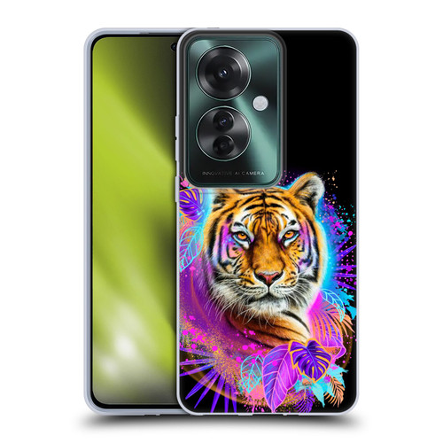 Sheena Pike Big Cats Tiger Spirit Soft Gel Case for OPPO Reno11 F 5G / F25 Pro 5G