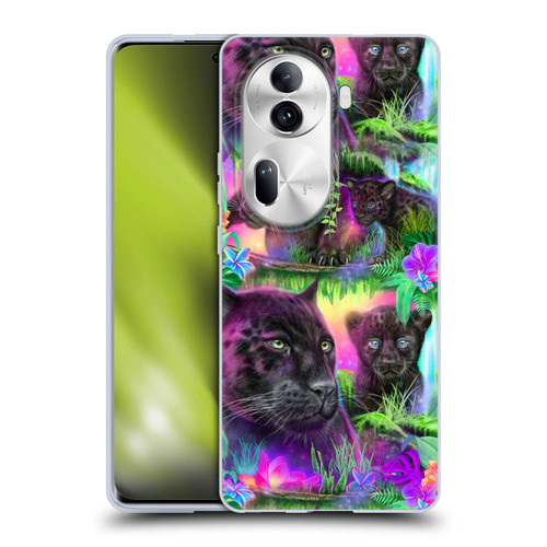 Sheena Pike Big Cats Daydream Panthers Soft Gel Case for OPPO Reno11 Pro