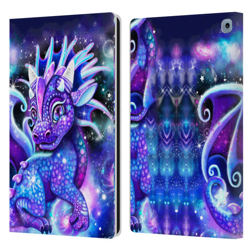 Sheena Pike Dragons Galaxy Lil Dragonz Leather Book Wallet Case Cover For Amazon Fire HD 10 / Plus 2021