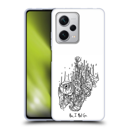 Matt Bailey Art Alas I Must Go Soft Gel Case for Xiaomi Redmi Note 12 Pro+ 5G