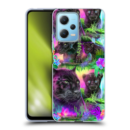 Sheena Pike Big Cats Daydream Panthers Soft Gel Case for Xiaomi Redmi Note 12 5G