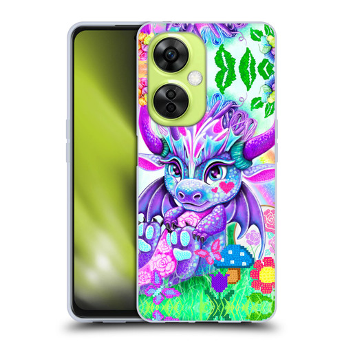 Sheena Pike Dragons Cross-Stitch Lil Dragonz Soft Gel Case for OnePlus Nord CE 3 Lite 5G