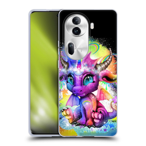 Sheena Pike Dragons Rainbow Lil Dragonz Soft Gel Case for OPPO Reno11 Pro