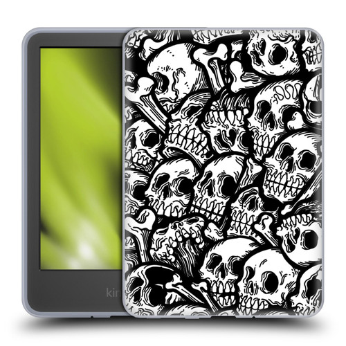 Matt Bailey Skull All Over Soft Gel Case for Amazon Kindle 11th Gen 6in 2022