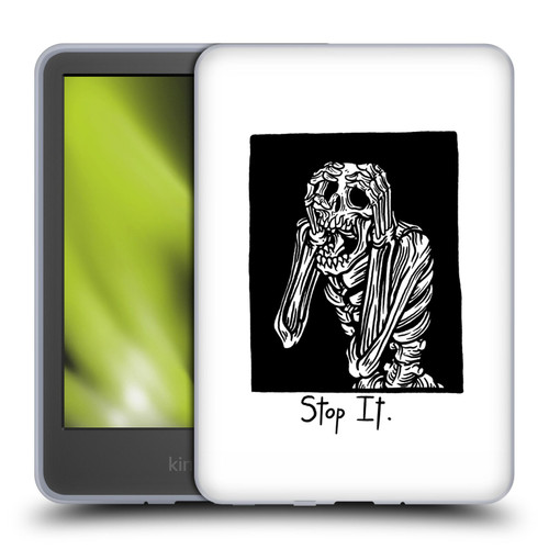 Matt Bailey Skull Stop It Soft Gel Case for Amazon Kindle 11th Gen 6in 2022