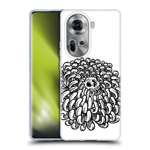 Matt Bailey Skull Flower Soft Gel Case for OPPO Reno11