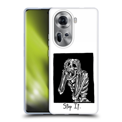 Matt Bailey Skull Stop It Soft Gel Case for OPPO Reno11